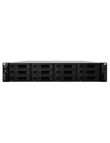 Synology RackStation RS3618xs NAS Bastidor (2U) Intel® Xeon® D D-1521 8 GB DDR4 0 TB DiskStation Manager Negro