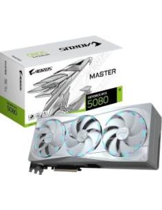 tarjeta grafica aorus geforce rtx 5080 master ice 16gb gddr7 256 bits pci-e 5.0 2805mhz core clock 10752 nucleos cuda 3 x displa