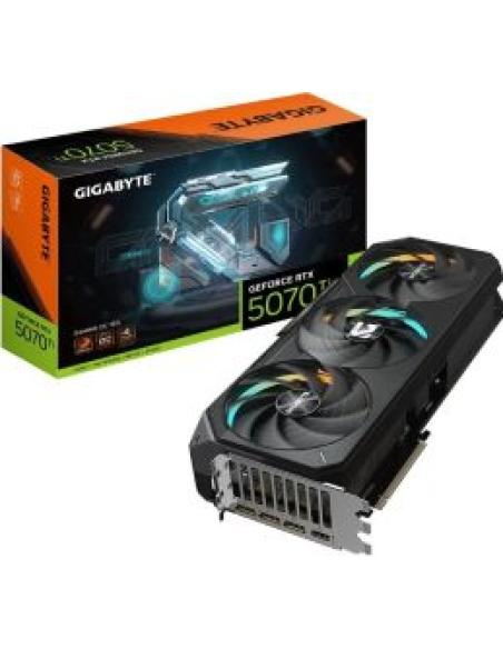tarjeta grafica geforce rtx 5070ti gaming oc 16g 16gb gddr7 256 bits pci-e 5.0 2588mhz core clock 8960 nucleos cuda 3 x displayp