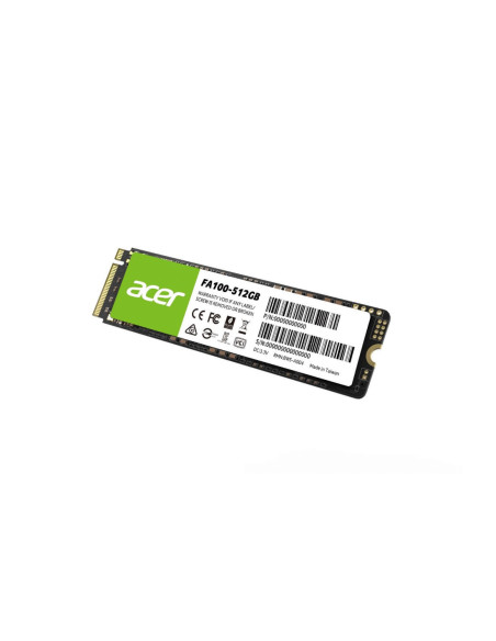 Acer BL.9BWWA.119 unidad de estado sólido 512 GB M.2 PCI Express 3.0 NVMe 3D TLC