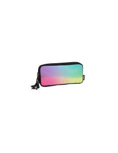 Milan Sunset Estuche Portatodo 3 Compartimentos - Tejido Resistente a las Roturas y Rasgaduras - Medidas 22x11x6.5cm - Modelo Co