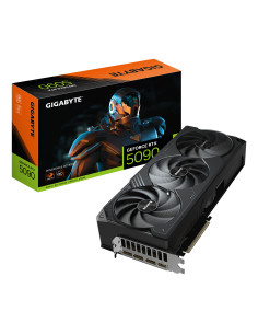 GIGABYTE GeForce RTX 5090 WINDFORCE OC 32G Tarjeta Gráfica - 32GB GDDR7, 512 bits, PCI-E 5.0, 2467MHz Frecuencia Base, 3 x DP