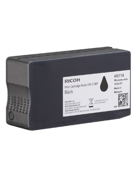 Ricoh 408517 cartucho de tóner 1 pieza(s) Original Negro