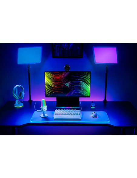 Razer Seiren V3 Chroma Blanco Micrófono para PC
