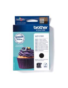 Brother LC123BK cartucho de tinta 1 pieza(s) Original Negro