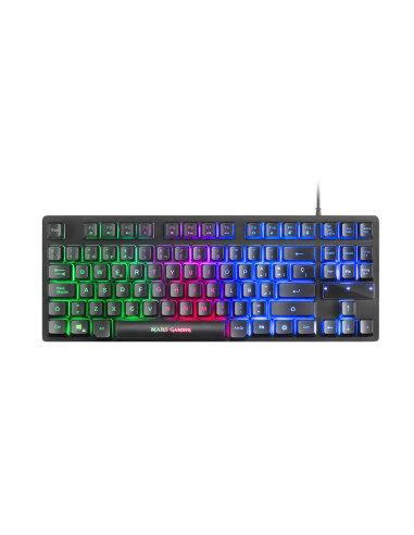 Mars Gaming Combo RGB Teclado y Ratón, Diseño TKL, Layout Español, MCPTKLES, Color Negro