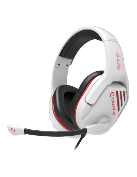 UNYKAch Nova GPRO 2.1 White Auriculares Alámbrico Diadema Juego Blanco
