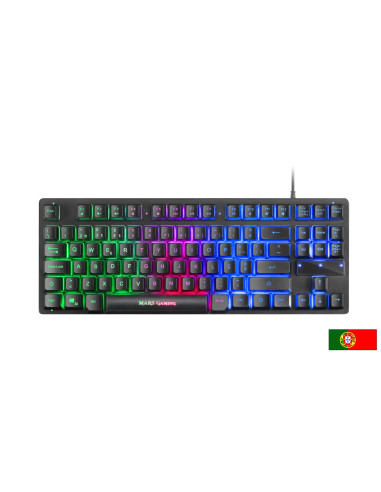 Mars Gaming MCPTKLPT, Combo RGB Teclado y Ratón, Diseño TKL, Layout Portugués