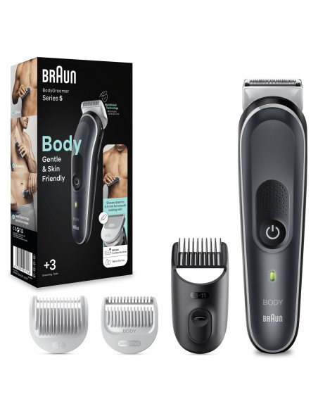 Braun BodyGroomer BG5340 Negro, Plata