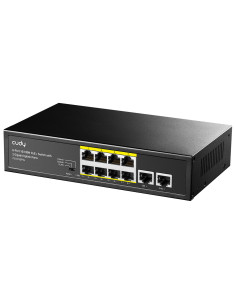 Cudy FS1010PG switch Fast Ethernet (10 100) Energía sobre Ethernet (PoE) Negro 2