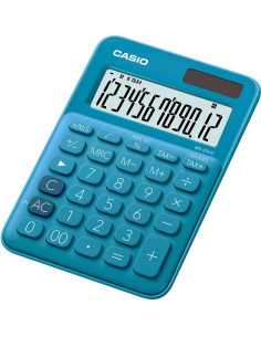 Casio MS-20UC-BU calculadora Escritorio Calculadora básica Azul