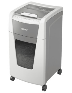 Leitz 80150000 triturador de papel Corte cruzado 55 dB 22 cm Gris, Blanco