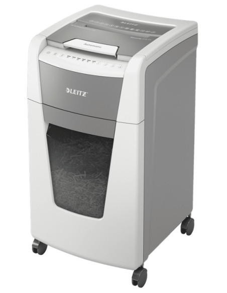 Leitz 80150000 triturador de papel Corte cruzado 55 dB 22 cm Gris, Blanco