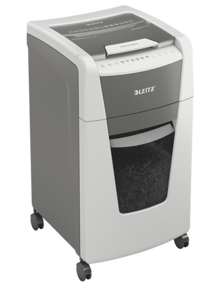 Leitz 80150000 triturador de papel Corte cruzado 55 dB 22 cm Gris, Blanco