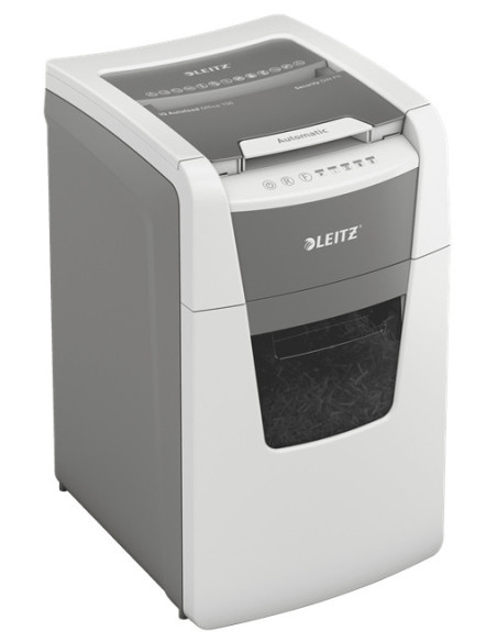 Leitz 80130000 triturador de papel Corte cruzado 55 dB 22 cm Gris, Blanco