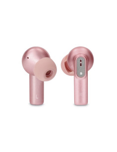 Ksix Auriculares inalámbricos Spark, Estuche metálico, Autonomía 7+20 h, Control táctil, Asistentes de voz, Llamadas, Rosa 2