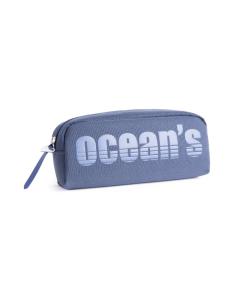 Oceans Wave California Estuche de 1 Cremallera - Tirador Ergonomico - Color Azul