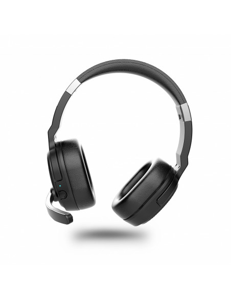 Urban Factory MOVEE COMFORT Auriculares Inalámbrico Diadema Juego USB Tipo C Bluetooth Negro