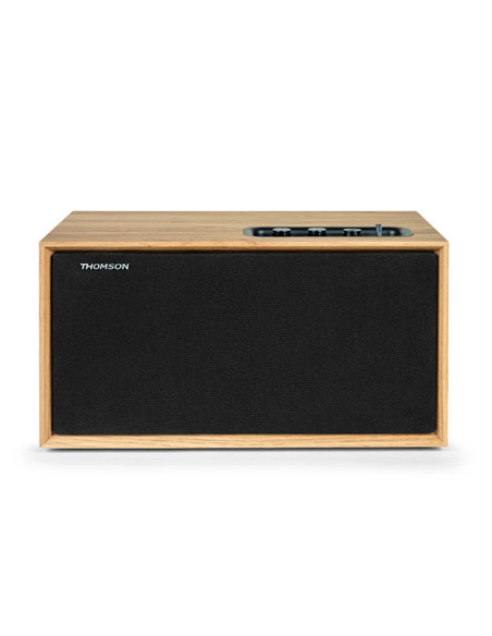 Thomson WS502 sistema de audio para el hogar Microcadena de música para uso doméstico Negro, Madera