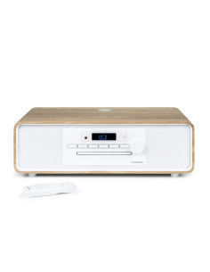 Thomson MIC301IBT sistema de audio para el hogar Microcadena de música para uso doméstico 10 W Blanco, Madera 2