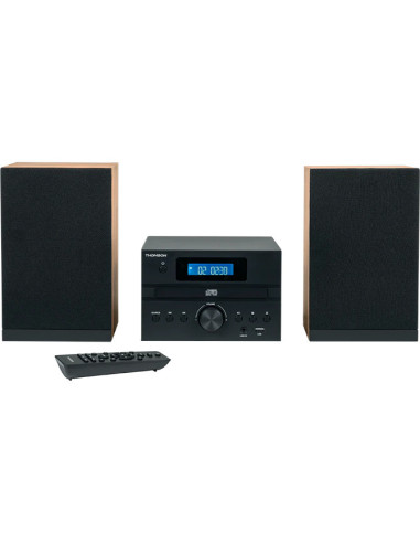 Thomson MIC122BT Microcadena de música para uso doméstico 10 W Negro, Plata