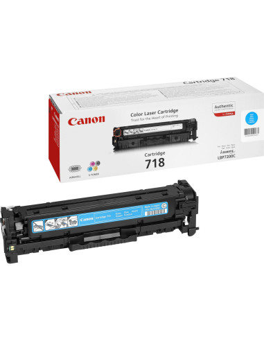 Canon CRG-718 C cartucho de tóner 1 pieza(s) Original Cian