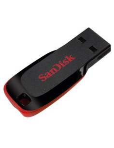 SanDisk Cruzer Blade unidad flash USB 64 GB USB tipo A 2.0 Negro, Rojo 2