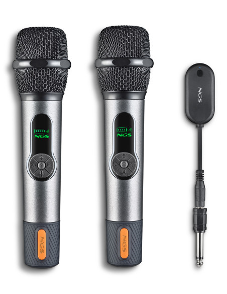 NGS SINGER STAR DUO Negro Micrófono vocal