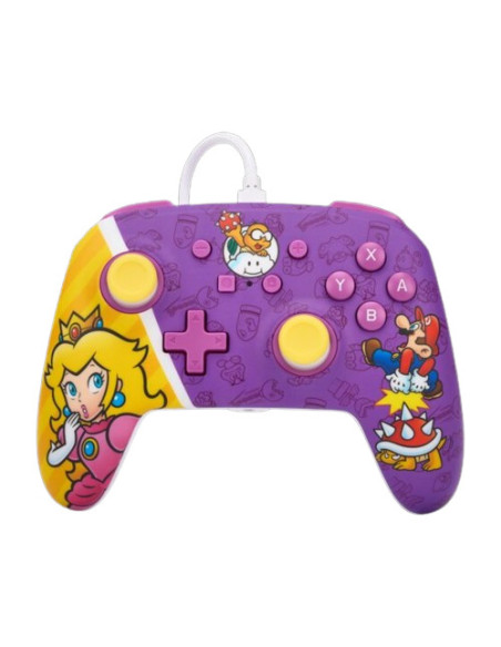 PowerA NSGP0092-01 mando y volante Púrpura, Rojo, Amarillo USB Gamepad Nintendo Switch