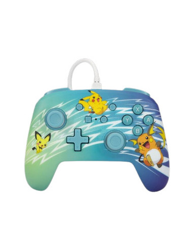 PowerA Enhanced Wired Controller Multicolor USB Gamepad Nintendo Switch, Nintendo Switch OLED