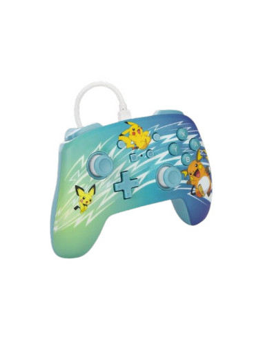 PowerA Enhanced Wired Controller Multicolor USB Gamepad Nintendo Switch, Nintendo Switch OLED