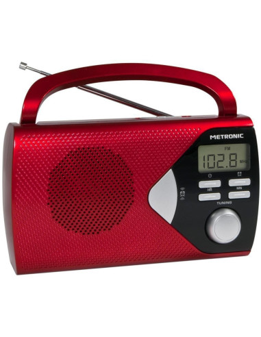 Metronic 477201 radio Portátil Digital Rojo
