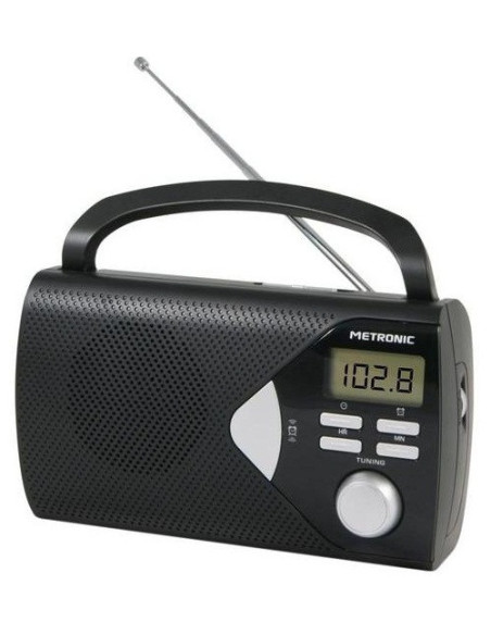 Metronic 477205 radio Portátil Digital Negro