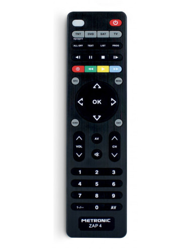 Metronic 495325 mando a distancia DVD Blu-ray, SAT, TNT, TV Botones