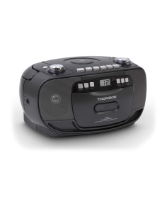 Thomson RK200CD sistema estéreo portátil Analógica 2,4 W AM, FM Negro Reproducción MP3 2