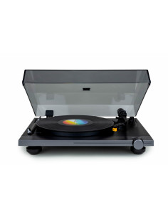 Thomson TT700 Tocadiscos de tracción por correa Negro, Transparente Automático