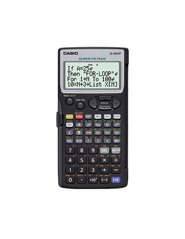 Casio FX-5800P calculadora Bolsillo Calculadora científica Negro