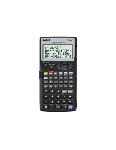 Casio FX-5800P calculadora Bolsillo Calculadora científica Negro
