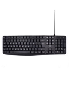Ewent EW3000 teclado Oficina USB QWERTY Italiano Negro
