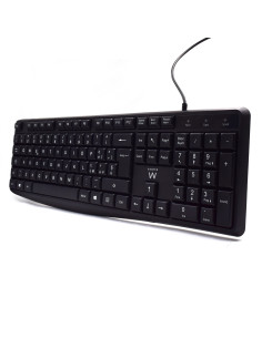 Ewent EW3000 teclado Oficina USB QWERTY Italiano Negro 2