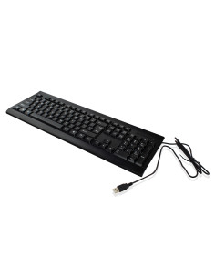 Ewent EW3190 teclado Universal USB QWERTY Internacional de EE.UU. Negro 2