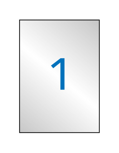 APLI 10071 etiqueta autoadhesiva Plata 20 pieza(s)