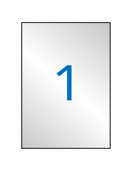 APLI 10071 etiqueta autoadhesiva Plata 20 pieza(s)