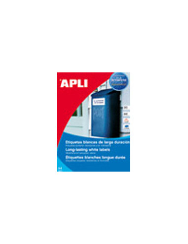 APLI 12121 etiqueta autoadhesiva 100 pieza(s)