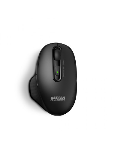 Urban Factory ONLEE PRO DUAL ratón mano derecha RF Wireless + Bluetooth Óptico 1600 DPI