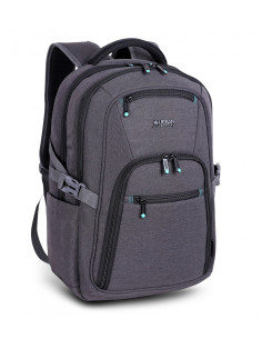 Urban Factory HTE17UF mochila Mochila de viaje Negro, Gris Malla, Poliéster, Plástico reciclado, Acero