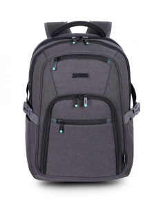 Urban Factory HTE17UF mochila Mochila de viaje Negro, Gris Malla, Poliéster, Plástico reciclado, Acero 2