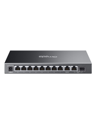 TP-Link Omada ES210GP switch Gestionado L2 Gigabit Ethernet (10 100 1000) Energía sobre Ethernet (PoE) DIN rail Negro