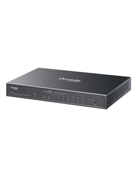 TP-Link Omada ES210GP switch Gestionado L2 Gigabit Ethernet (10 100 1000) Energía sobre Ethernet (PoE) DIN rail Negro