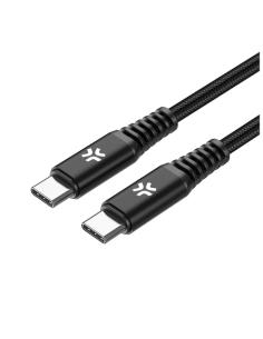 Celly USBCUSBC100WBK cable USB 2 m USB C Negro